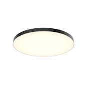DALS Lighting Fusion 13" Wide LED Flush Mount Ceiling Fixture Black
