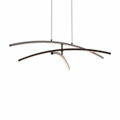 DALS Lighting Sway 36" Wide Suspension Linear Pendant Black