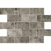 Daltile Brickwork - 4" x 8" Rectangle Wall Tile - Textured Visual - Sold by Carton (7.92 SF/Carton) Alcove