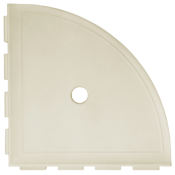 Daltile 9-1/8" Wide Corner Shelf from the Bath Accessories Collection Sand