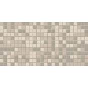 Daltile Keystones - 1" x 1" Square Floor and Wall Tile - Unpolished Visual - Sold by Sheet (2 SF/Sheet) Almond Blend