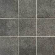 Daltile Industrial Park - 24" x 24" Square Floor and Wall Tile - Textured Visual - Sold by Carton (15.76 SF/Carton) Charcoal Black