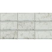 Daltile Lavaliere - 3" x 6" Rectangle Wall Tile - Matte Visual - Sold by Sheet (0.12 SF/Sheet) Antique Mirror