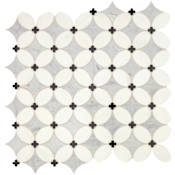 Daltile Sample Only of LVPETALMS1L Carrara White / Thassos White