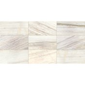 Daltile Fonte - 12" x 24" Rectangle Floor and Wall Tile - Honed Visual - Sold by Carton (10 SF/Carton) Pier White