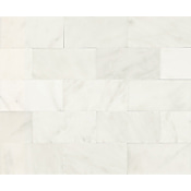 Daltile Marble - 3" x 6" Rectangle Floor and Wall Tile - Honed Visual - Sold by Carton (5 SF/Carton) First Snow Elegance