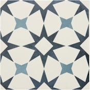 Daltile Memoir - 12" x 12" Square Floor and Wall Tile - Matte Visual - Sold by Carton (16.49 SF/Carton) COSMO BLUE
