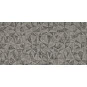 Daltile Fabric Art - 12" x 24" Rectangle Floor and Wall Tile - Unpolished Visual - Sold by Carton (15.12 SF/Carton) Ashen Steel