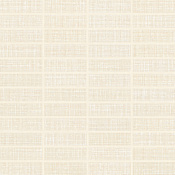 Daltile Fabric Art - 1" x 3" Rectangle Floor and Wall Tile - Unpolished Visual - Sold by Sheet (0.96 SF/Sheet) BeigeBeige