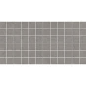 Daltile Portfolio - 2" x 2" Square Floor and Wall Tile - Unpolished Visual - Sold by Sheet (2 SF/Sheet) Ash Gray