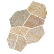 Daltile Slate - Specialty Floor and Wall Tile - Unpolished Visual - Sold by Carton (13.5 SF/Carton) Golden Sun