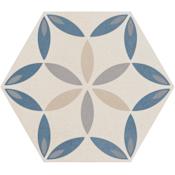Daltile Scrapbook - 8" x 9" Mosaic Floor and Wall Tile - Matte Visual - Sold by Carton (9.27 SF/Carton) Petal