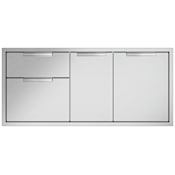 DCS Appliances 48 Inch Wide Access Drawers with 4 Drawers Brushed Stainless Steel