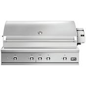 DCS Appliances 6 Inch Wide Accessory Storage Unit for Series 9 48" Grills Brushed Stainless Steel