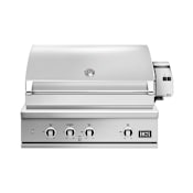 DCS Appliances Series 9 88000 BTU 36 Inch Wide Natural Gas Built-In Grill with Infrared Burner Stainless Steel