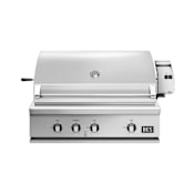 DCS Appliances Series 7 88000 BTU 36 Inch Wide Natural Gas Built-In Grill with Infrared Burner Stainless Steel