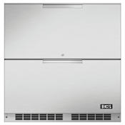 DCS Appliances 24 Inch Double Refrigerator Drawers Stainless Steel