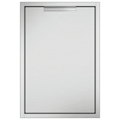 DCS Appliances 21 Inch Wide Trash Receptacle Brushed Stainless Steel