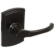 Delaney Italian Collection Artino Series Dummy Door Lever Black