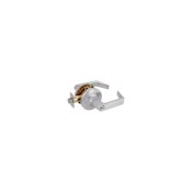 Delaney E Collection Charlotte Series Grade 2 Storeroom Door Lever Set Brushed Chrome