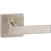 Delaney Kira Non-Turning One-Sided Dummy Door Lever from the Contemporary Collection Satin Nickel