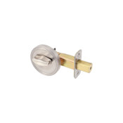 Delaney One Sided Half-Bore Thumblatch Deadbolt from the 200 Series Satin Nickel