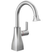 Delta Contemporary Square Instant Hot Water Dispenser - Less Tank Artic Stainless