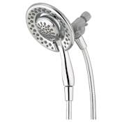 Delta In2ition 1.75 GPM 2-in-1 Multi Function Shower Head and Hand Shower with 60" Hose - Limited Lifetime Warranty Chrome