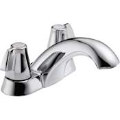 Delta Classic Centerset Bathroom Faucet - Includes Lifetime Warranty - Less Drain Assembly Chrome