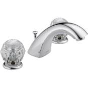 Delta Classic Widespread Bathroom Faucet with Pop-Up Drain Assembly - Includes Lifetime Warranty Chrome