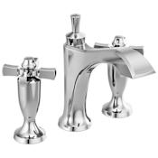Delta Dorval 1.2 GPM Mini-Widespread Bathroom Faucet with Metal Drain Assembly - Limited Lifetime Warranty Chrome
