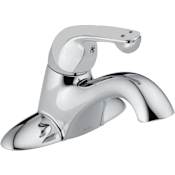 Delta Centerset Bathroom Faucet with Diamond Seal Technology Chrome