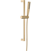 Delta Universal Showering 1.75 GPM Multi Function Hand Shower Package - Includes Slide Bar and Hose Lumicoat Champagne Bronze