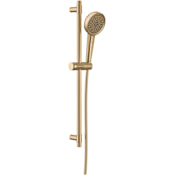Delta Universal Showering 1.75 GPM Multi Function Hand Shower Package - Includes Slide Bar and Hose Lumicoat Champagne Bronze