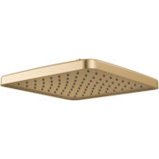 Delta Universal Showering 2.5 GPM Single Function Rain Shower Head Lumicoat Champagne Bronze