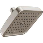 Delta Universal Showering 1.75 GPM Multi Function Rain Shower Head - Limited Lifetime Warranty Brilliance Stainless
