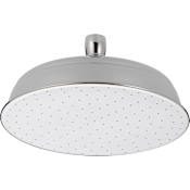 Delta 2.5 GPM Contemporary 8-3/4" Wide Rain Shower Head Touch-Clean® - Limited Lifetime Warranty Chrome
