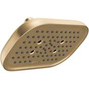 Delta Universal Showering 9" 1.75 GPM Multi Function Rain Shower Head Lumicoat Champagne Bronze