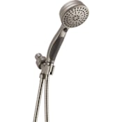 Delta Universal Showering Components 1.75 GPM Multi Function Hand Shower Package - Includes Hose and Bracket Brilliance Stainless