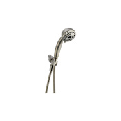 Delta 1.75 GPM Universal Multi Function Handshower with Touch-Clean&reg; Technology, Hose and Shower Arm Mount - Limited Lifetime Warranty Brilliance Stainless