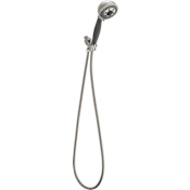 Delta Universal Showering Components 1.75 GPM Multi Function Hand Shower Package - Includes Hose and Shower Arm Holder Brilliance Stainless