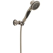 Delta 1.75 GPM Hand Shower Package - Includes Hand Shower, Wall-Mount Holder, Hose, and Limited Lifetime Warranty Brilliance Stainless