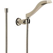 Delta 1.75 GPM Dryden Hand Shower Package - Includes Hand Shower, Holder, Hose, and Limited Lifetime Warranty Brilliance Polished Nickel