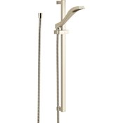 Delta 1.75 GPM Dryden Hand Shower Package - Includes Hand Shower, Slide Bar, Hose, and Limited Lifetime Warranty Brilliance Polished Nickel