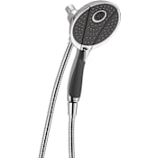 Delta 2.5 GPM In2ition 2-in-1 Multi Function Shower Head and Hand Shower - Limited Lifetime Warranty Chrome