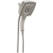 Delta In2ition 1.75 GPM Multi Function 2-in-1 In2ition Shower Head and Hand Shower with Touch Clean, H2Okinetic and MagnaTite Technology Brilliance Stainless Steel