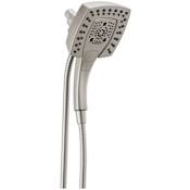 Delta In2ition 2.5 GPM Multi Function 2-in1 In2ition Shower Head and Hand Shower with Touch Clean, H2Okinetic and MagnaTite Technology Brilliance Stainless