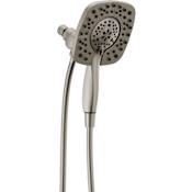 Delta In2ition 1.75 GPM Multi Function 2-in1 Shower Head and Hand Shower Brilliance Stainless