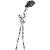 Delta Universal Showering 1.75 GPM Single Function Hand Shower Package with Shower Arm Mount and Hose Chrome