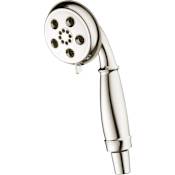 Delta 1.75 GPM Traditional Multi Function Hand Shower Only with H2Okinetic Technology - Limited Lifetime Warranty Brilliance Polished Nickel